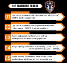 Warriors 3×3 Lig Katılım Şartları