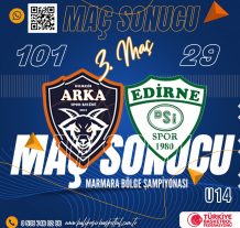 Bölge Şampiyonası 3. Maç – Arka Basketbol – Edirne Dsi Spor